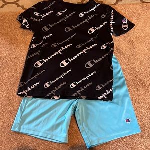 Champion boys shorts set